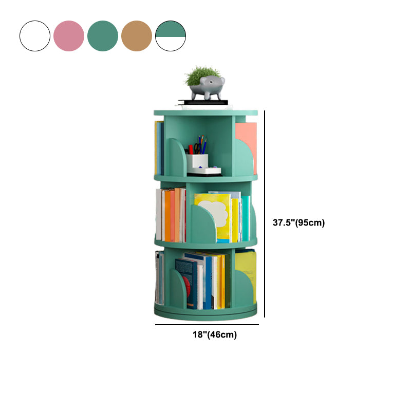 Modern Style Wood Bookcase Closed Back Bookshelf for Any Room