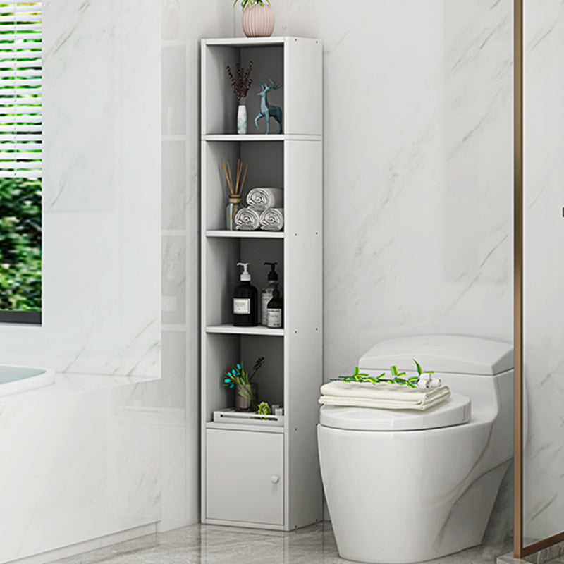 Wooden Bookcase Modern Style Home Living Room Corner Bookshelf