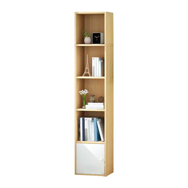 Wooden Bookcase Modern Style Home Living Room Corner Bookshelf
