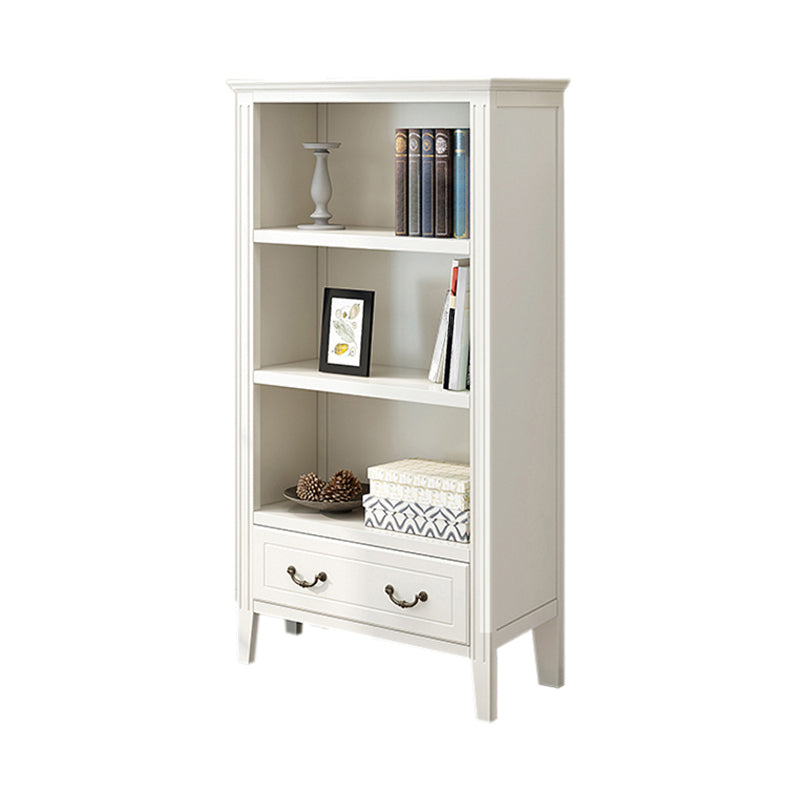 Closed Back Wooden Bookshelf Nordic Study Room Storage Standard Bookcase