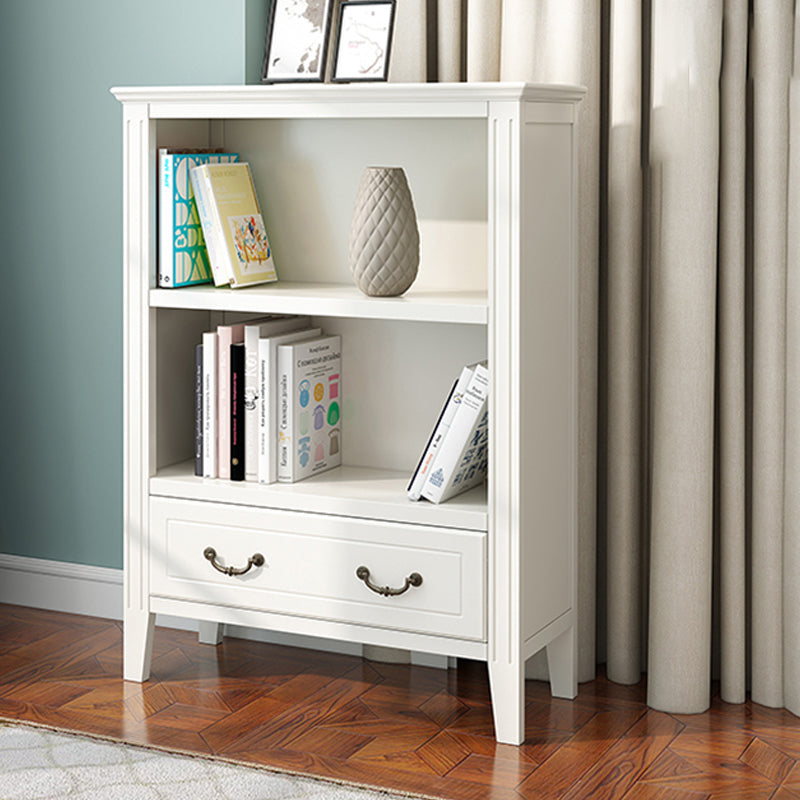 Closed Back Wooden Bookshelf Nordic Study Room Storage Standard Bookcase