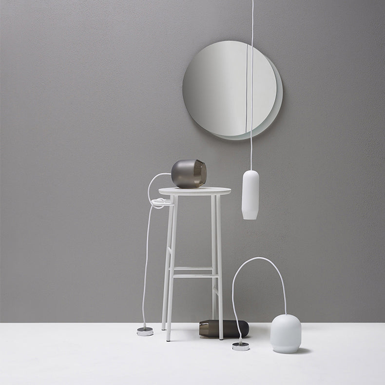 Contemporary Round Bar Stool Wooden Counter Bar Stool with Metal Legs