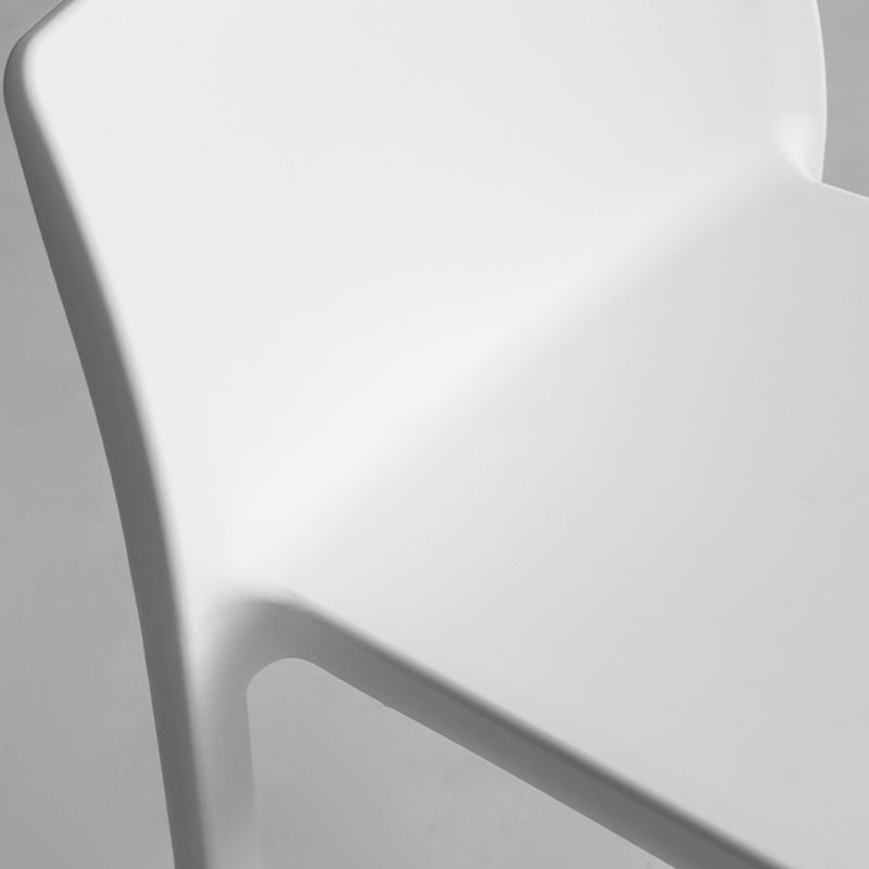 Modern Bar-stool Plastic Counter Bar Stool with Plastic Legs for Restaurant