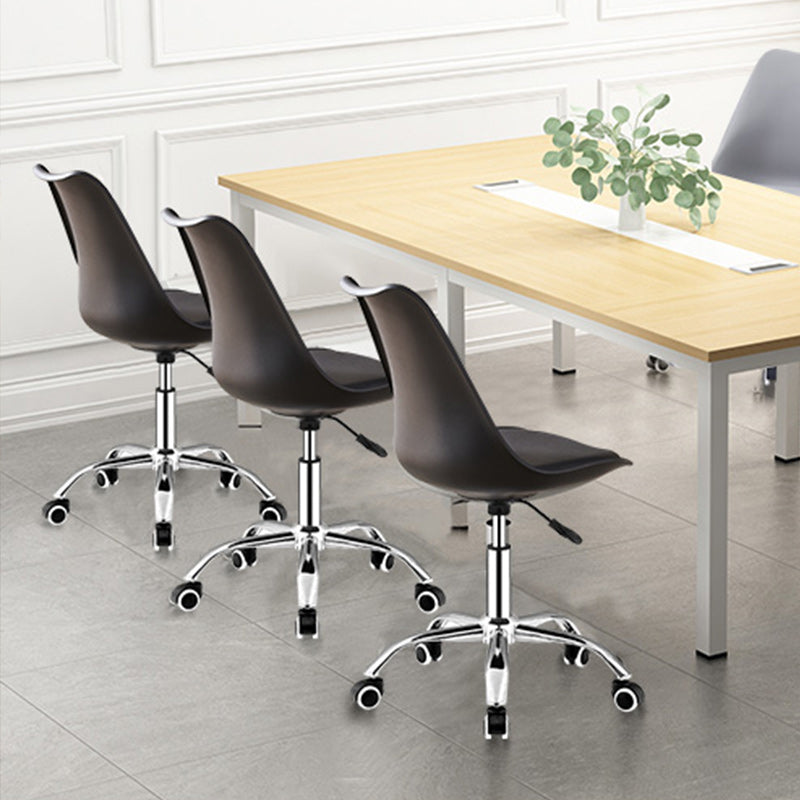 Contemporary Style Bar Stool Liftable Counter Bar Stool with Metal Legs