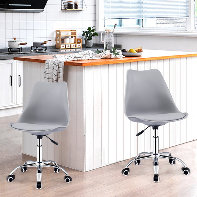 Contemporary Style Bar Stool Liftable Counter Bar Stool with Metal Legs
