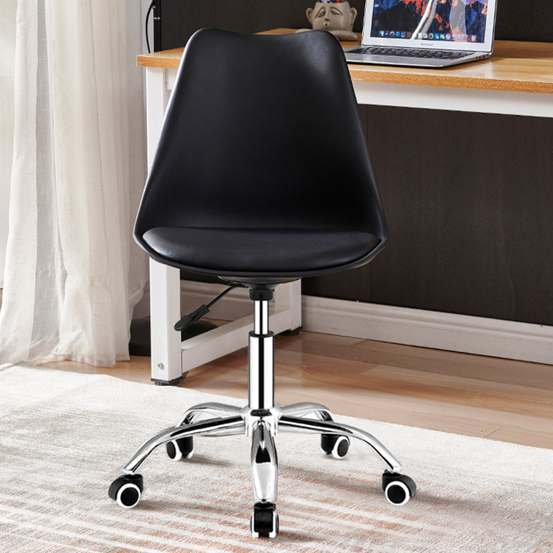 Contemporary Style Bar Stool Liftable Counter Bar Stool with Metal Legs