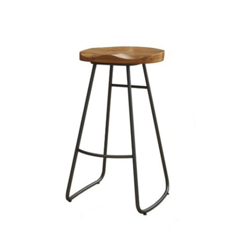 Luxury Rectangle Solid Wood Bar Table Set 1/9 Pieces Counter Table with Backless Stools