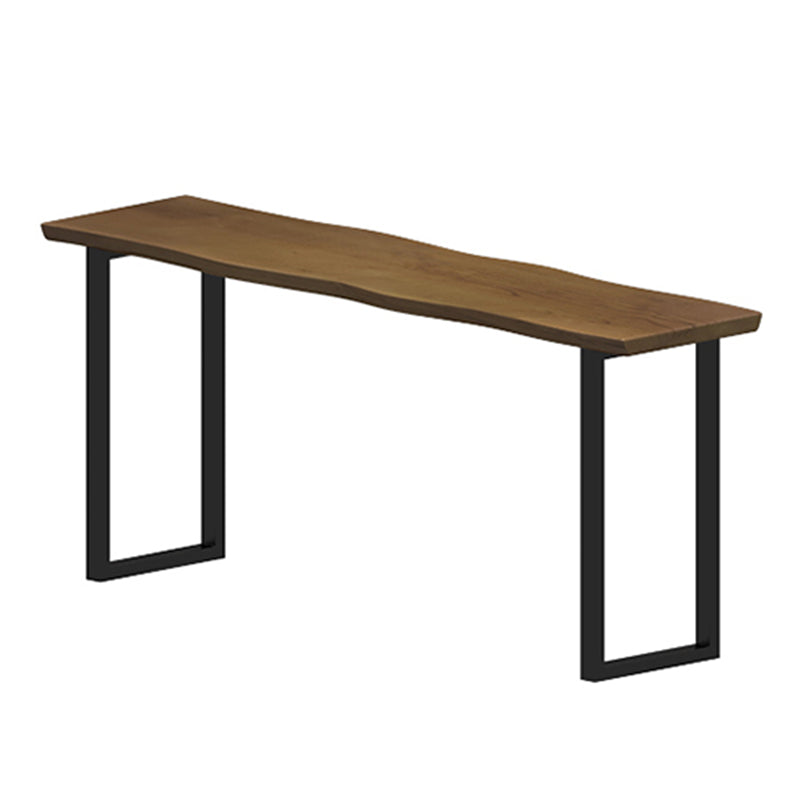 Luxury Rectangle Solid Wood Bar Table Set 1/9 Pieces Counter Table with Backless Stools