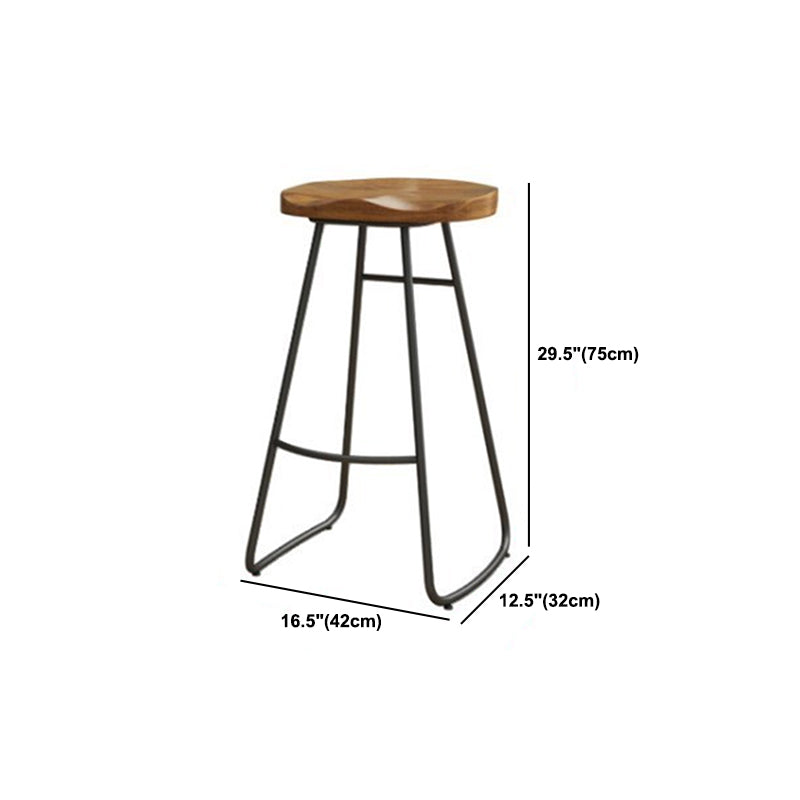 Luxury Rectangle Solid Wood Bar Table Set 1/9 Pieces Counter Table with Backless Stools