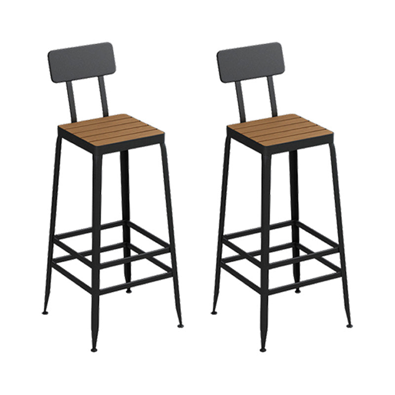 Modern Outdoor Pub Dining Set 1/2/5 Pieces Rectangle Metal Counter Height Pub Set