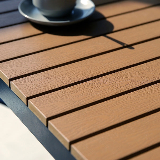 Modern Outdoor Pub Dining Set 1/2/5 Pieces Rectangle Metal Counter Height Pub Set