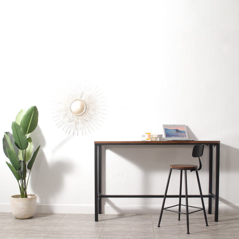 Traditional Luxury Bar Table Set 1/2/3 Pieces Counter Set with Black Base