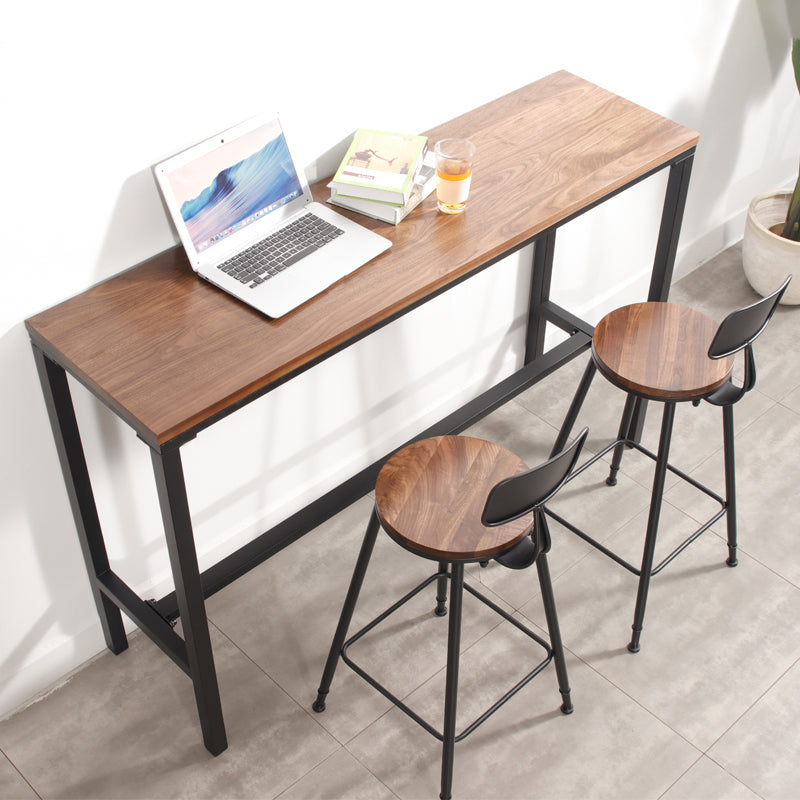 Traditional Luxury Bar Table Set 1/2/3 Pieces Counter Set with Black Base