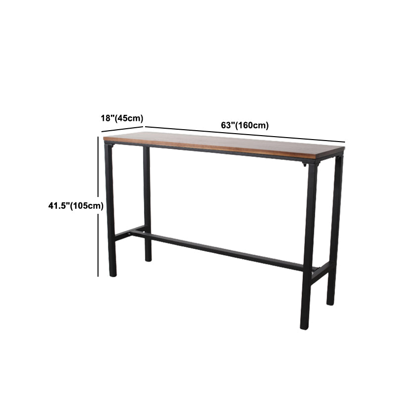 Traditional Luxury Bar Table Set 1/2/3 Pieces Counter Set with Black Base