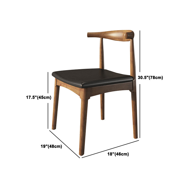 Industrial Dining Table Set 1/3/4/5/7 Pieces Solid Wood Top Table with Cow Horn Chairs