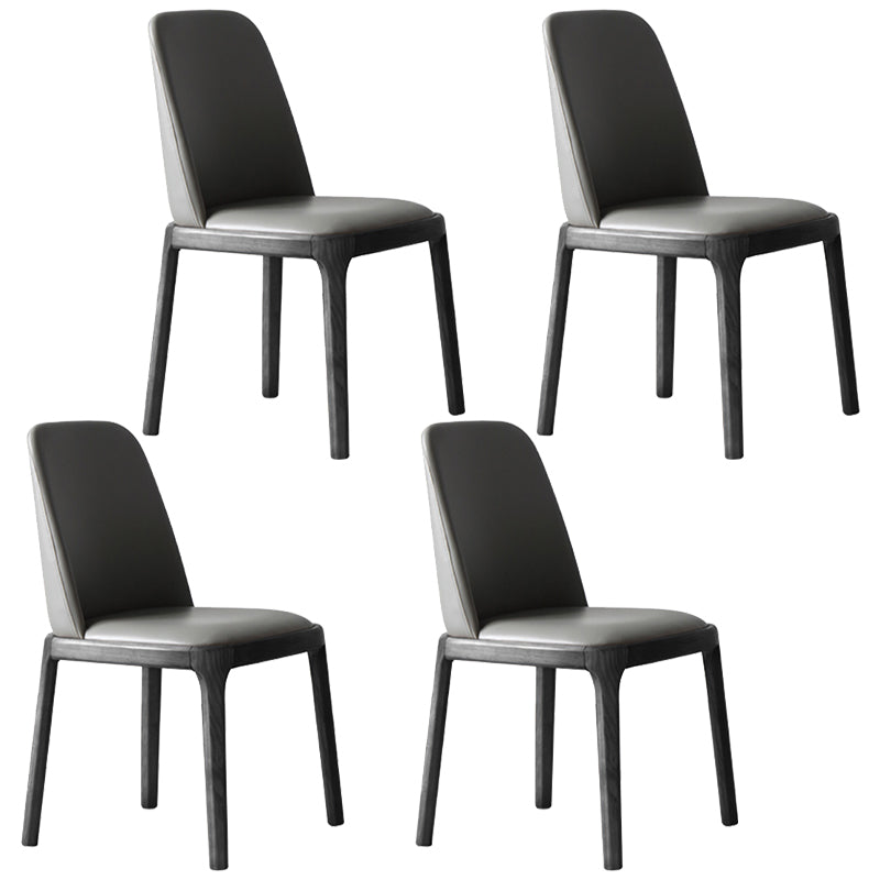 Modern Dining Set 1/4/5 Pieces Solid Wood Pedestal Dining Table with Chairs