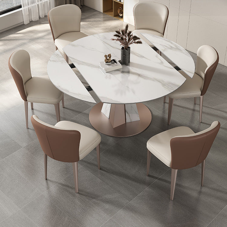 Modern Sintered Stone Dining Table Set 1/2/5/7/9 Pieces Dining Set for Home Use