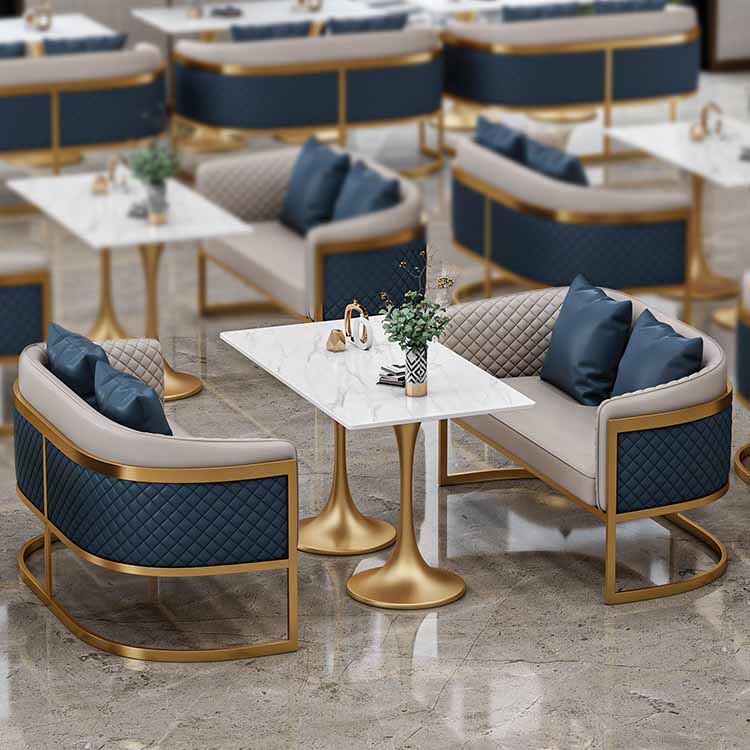 Traditional Luxury Dining Table Sintered Stone White Top Table for Dining Room