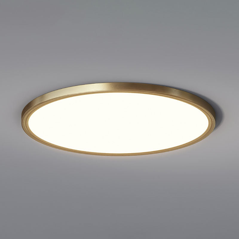 Acrylic Circular Ceiling Fixture in Modern Style Metal LED Ceiling Light for Living Room