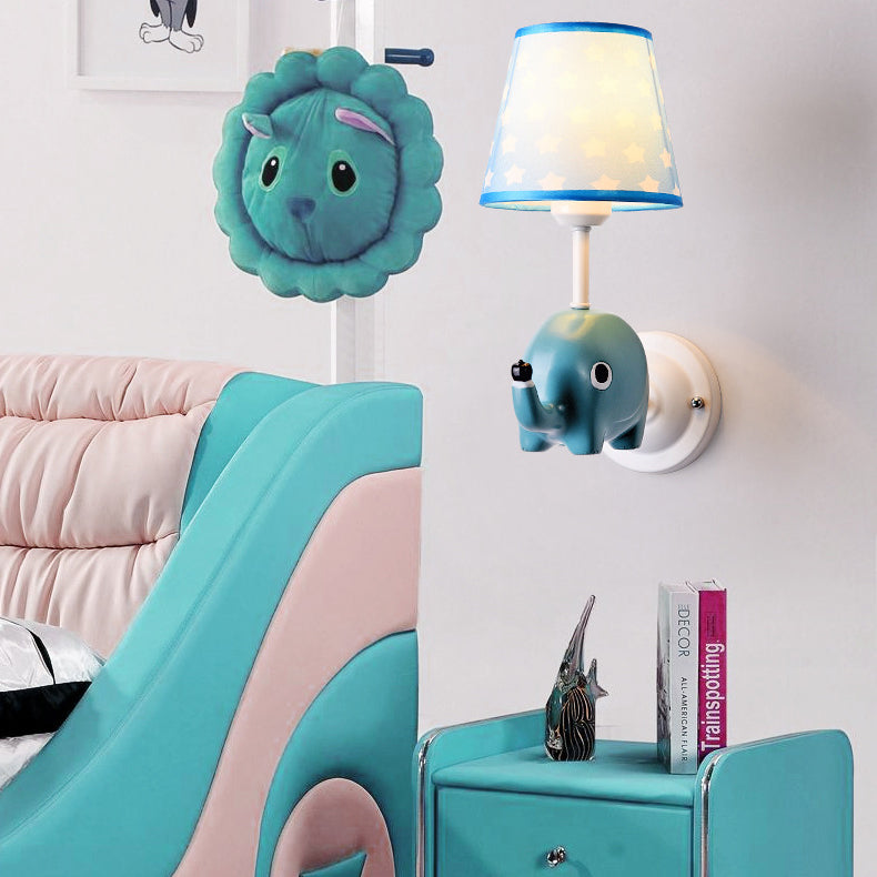 Modern Creative Wall Lamp Resin 1-Light Wall Light for Children's Room