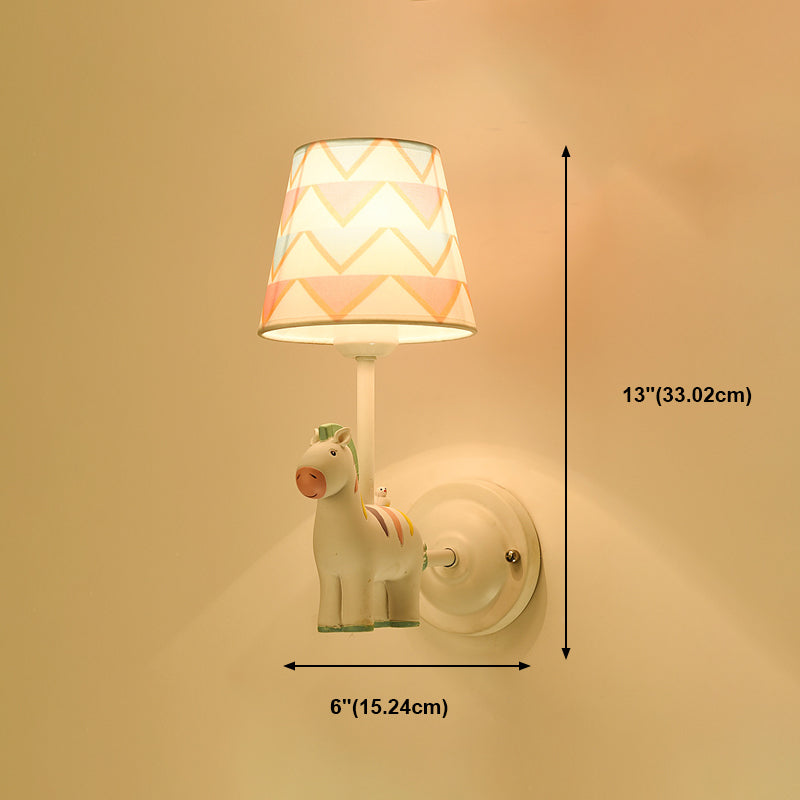 Modern Creative Wall Lamp Resin 1-Light Wall Light for Children's Room