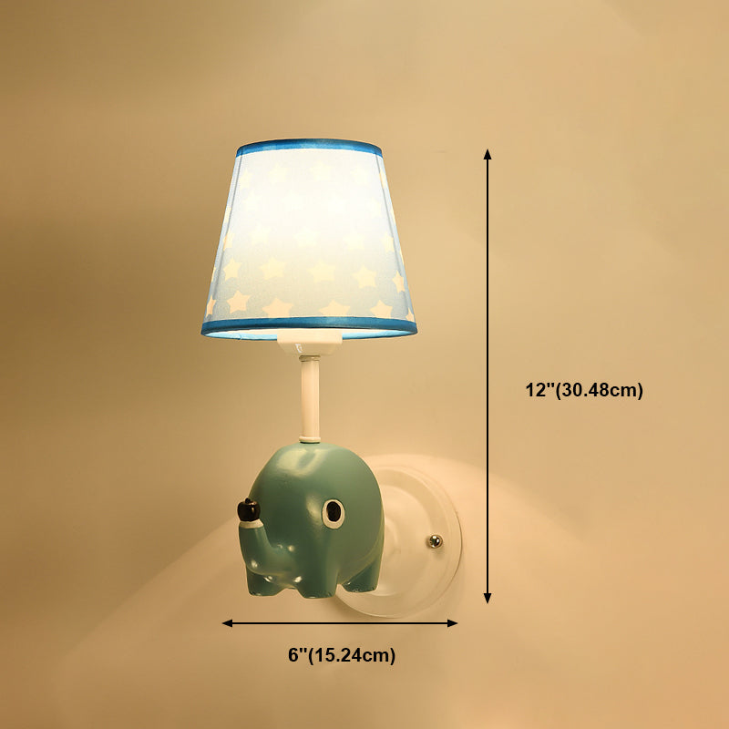 Modern Creative Wall Lamp Resin 1-Light Wall Light for Children's Room