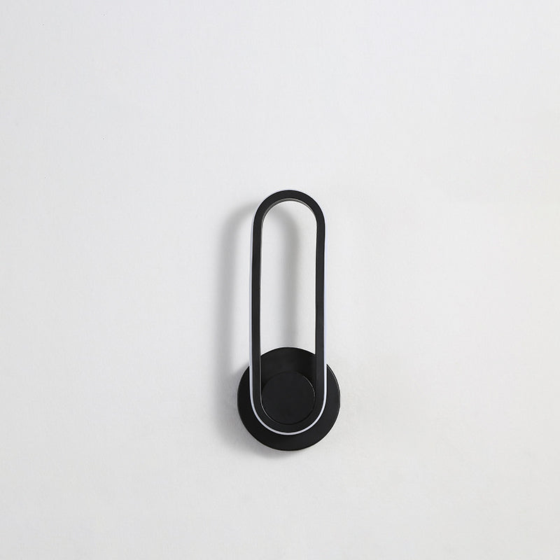 Modern Minimalist LED Wall Sconce Linear Rotatable Wall Light with Acrylic Shade