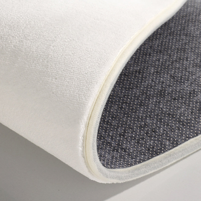 Modern Khaki Carpet Stripe Print Rug Polyester Stain Resistant Living Room Area Rug