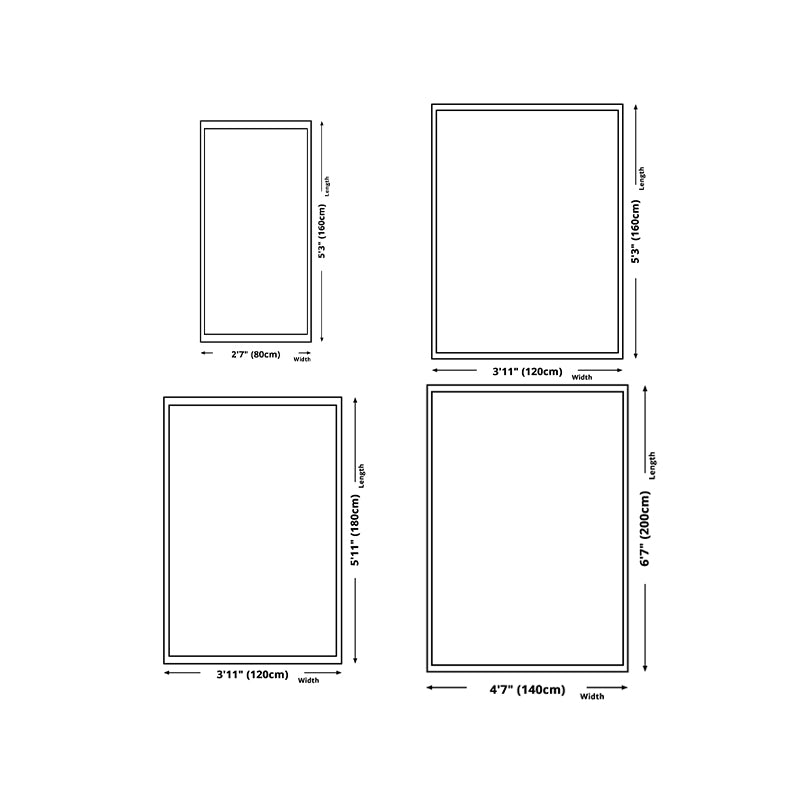 Modern Khaki Carpet Stripe Print Rug Polyester Stain Resistant Living Room Area Rug