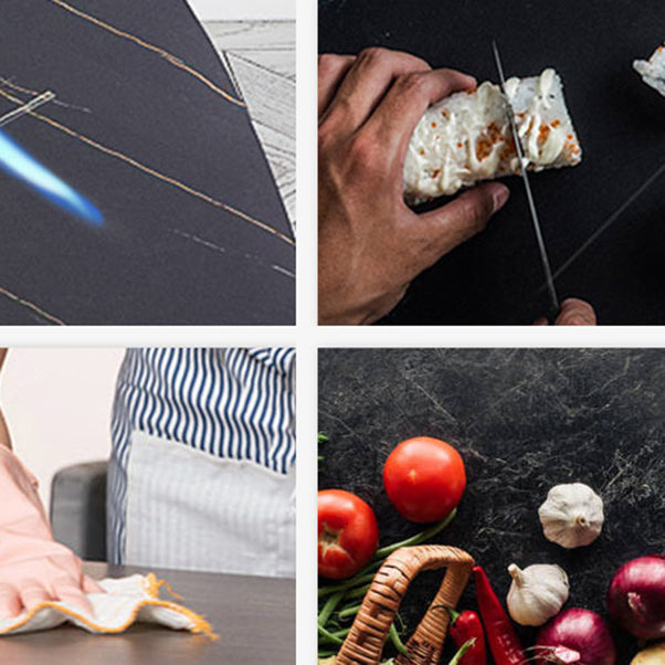 Modern Round Sintered Stone Dining Set 1/2/3/4/5 Pieces Dining Set for Dining Areas