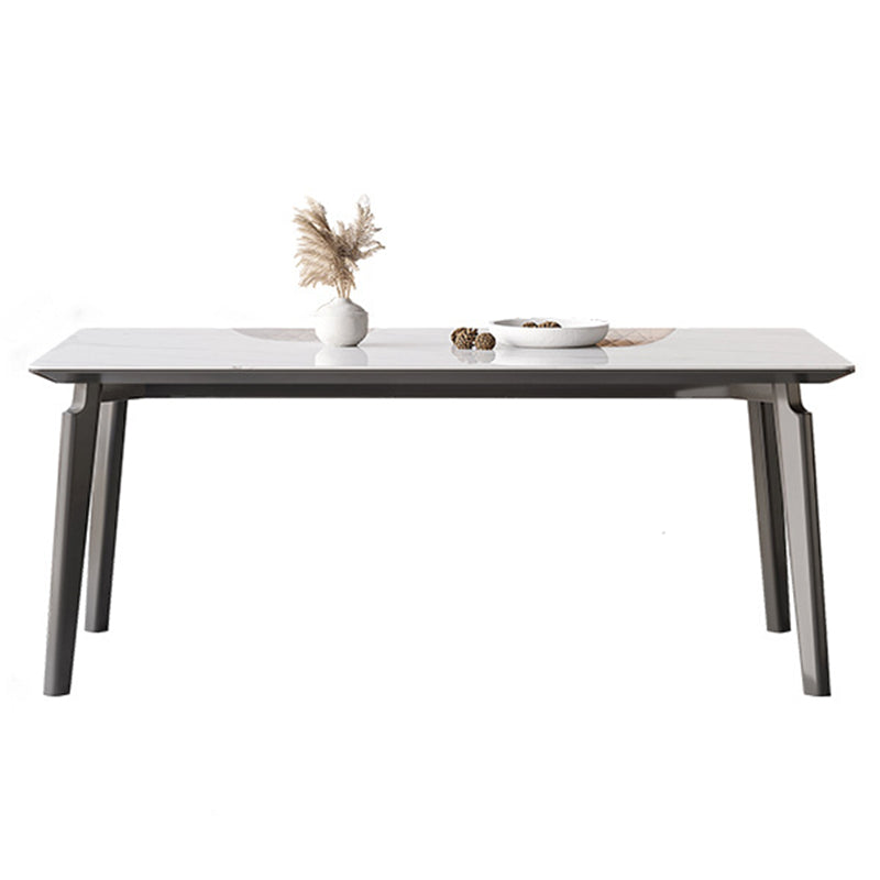 Modern Sintered Stone Dining Set Rectangle 1/4/5/7 Pieces Dinette Table Set