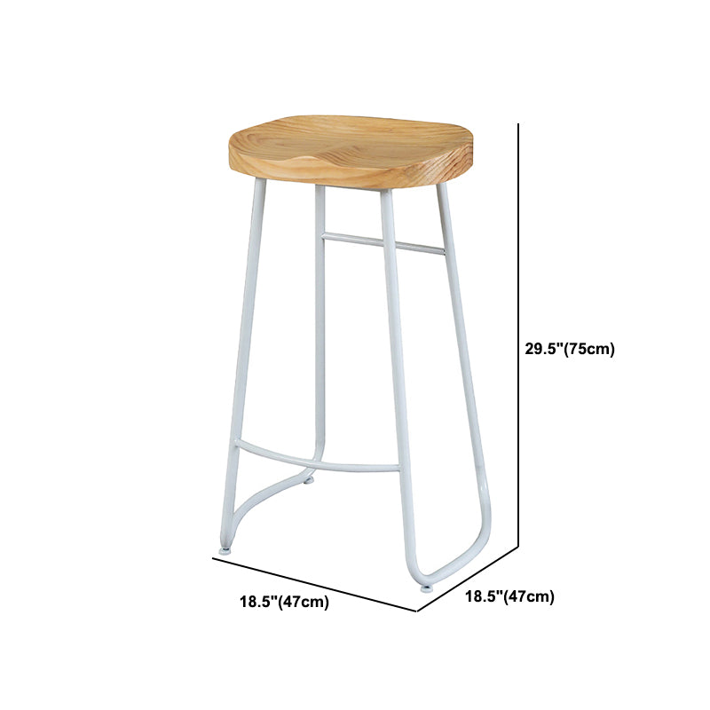 Luxury Rectangle Solid Wood Bar Table Set 1/4 Pieces Counter Table with Black Stools