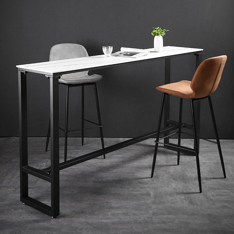 Living Room Counter Set 1/2/3 Pieces Rectangle White Counter Height Set