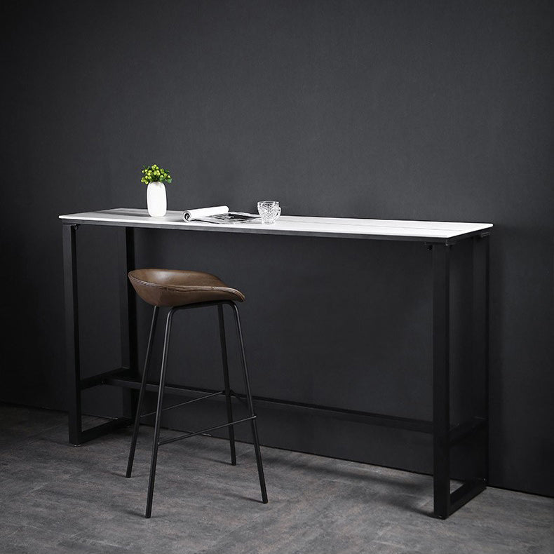 Living Room Counter Set 1/2/3 Pieces Rectangle White Counter Height Set