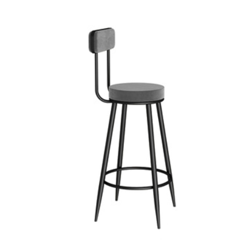 Modern 1/3 Pieces Bar Table Set Stone Counter Table with Backrest Stools