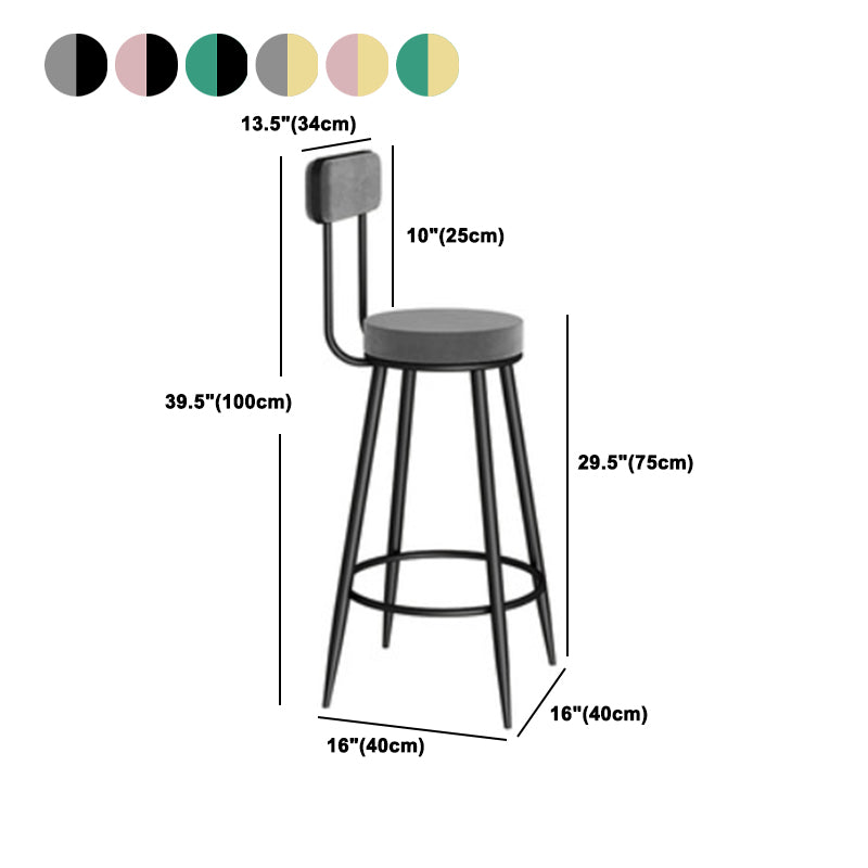 Modern 1/3 Pieces Bar Table Set Stone Counter Table with Backrest Stools