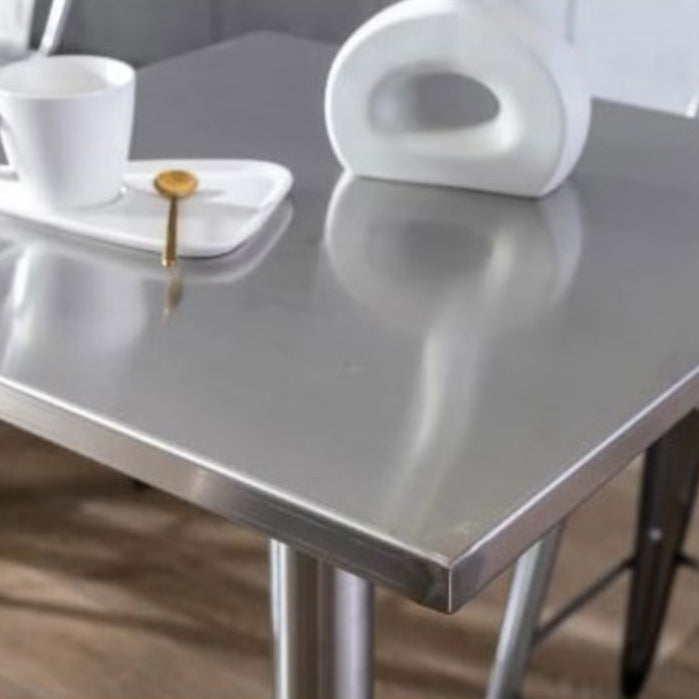 1/2/3/5 Pieces Industrial Bar Set Stainless Steel Bar Stool and Table Set