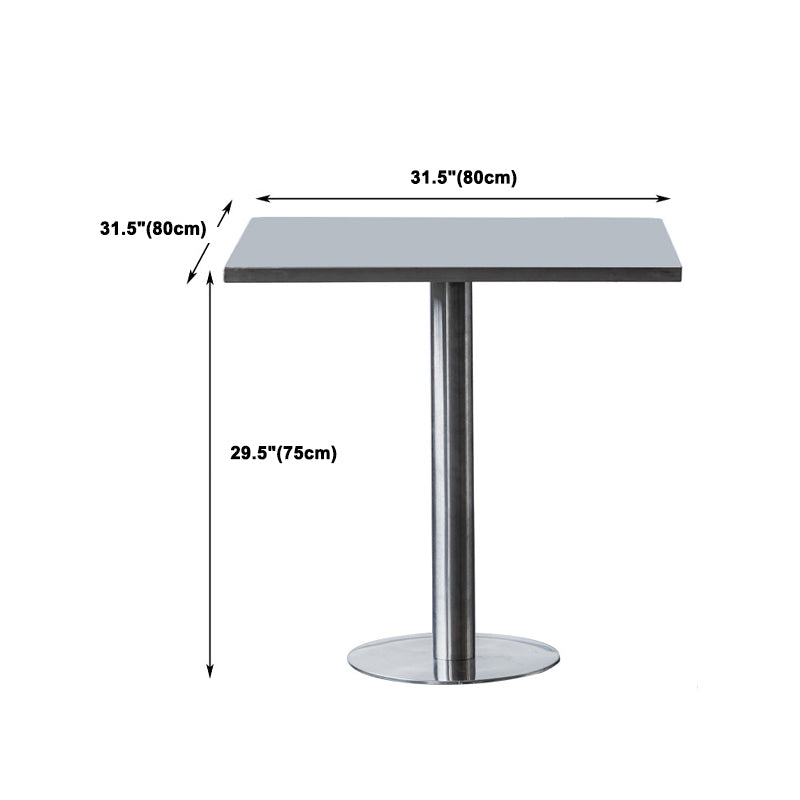 1/2/3/5 Pieces Industrial Bar Set Stainless Steel Bar Stool and Table Set