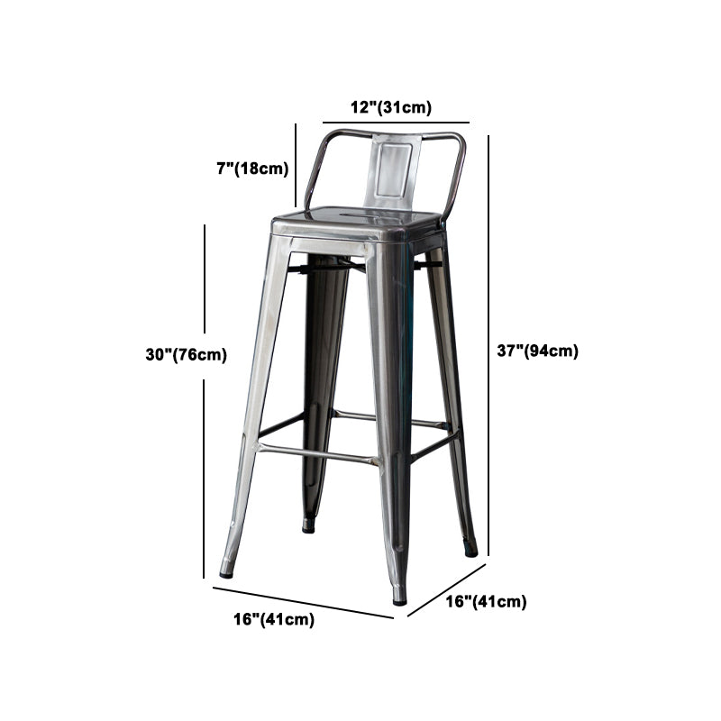 1/2/3/5 Pieces Industrial Bar Set Stainless Steel Bar Stool and Table Set