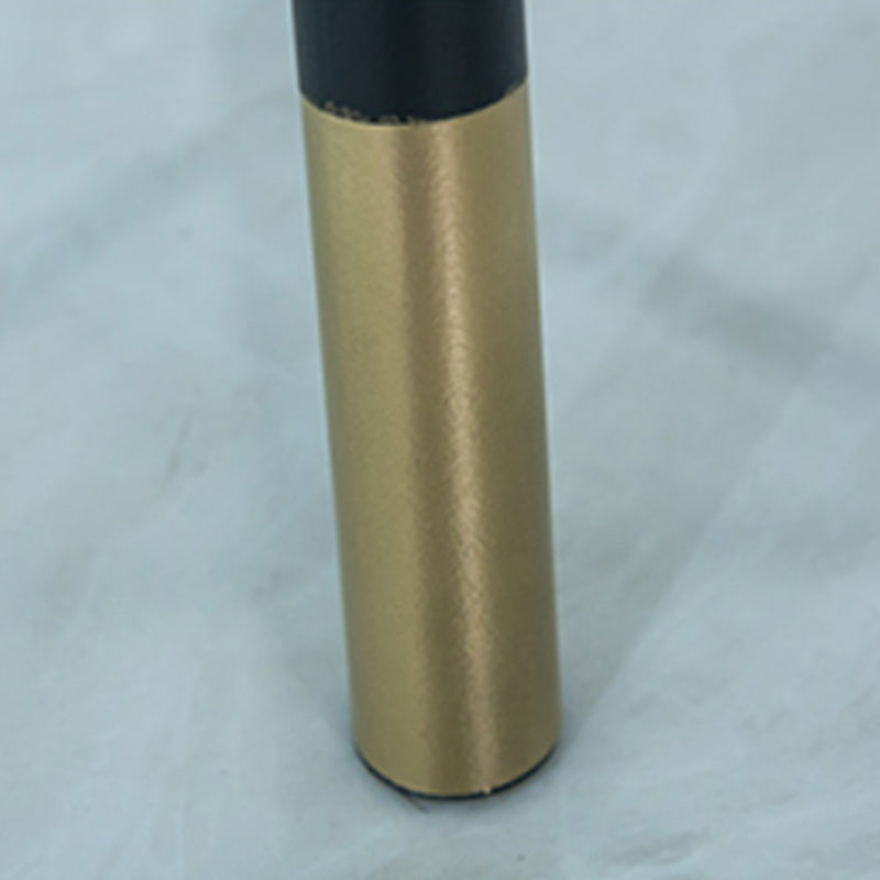 Nordic Backrest Armless Counter Stool Iron Kitchen Bar Stool with Pedal and Cushion