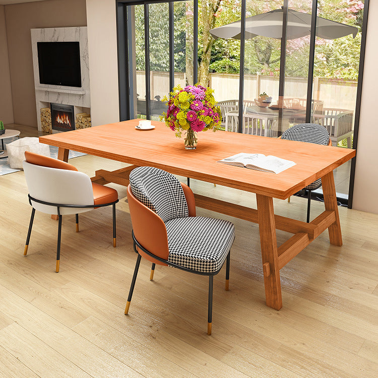 Glam Metal Dining Chair Upholstered Armless Dining Chairs for Restaurant Use