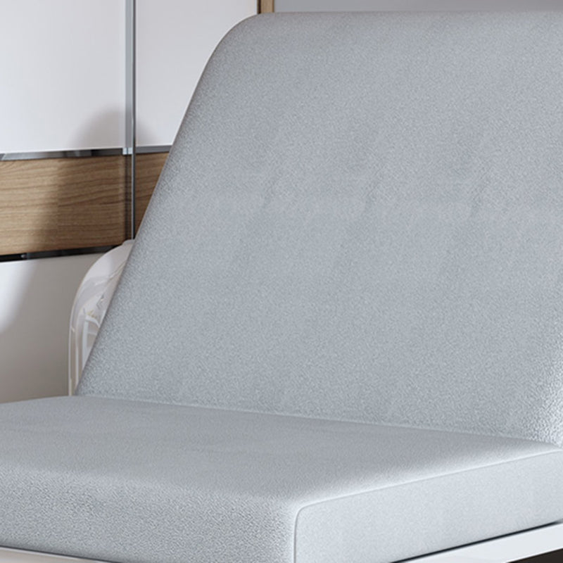 Tight Back Modern Square Arm Sofa Bed in Grey for Living Room