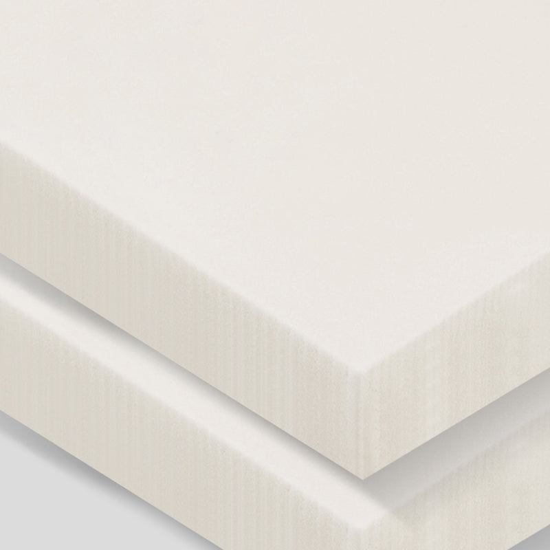 Scandinavian Cream Cushion Back Stain-Resistant Faux Leather Sofa