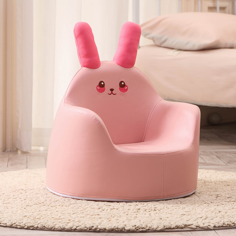 PU Arms Included Barrel Accent Chair with Fixed Back, Flared Arms for Living Room