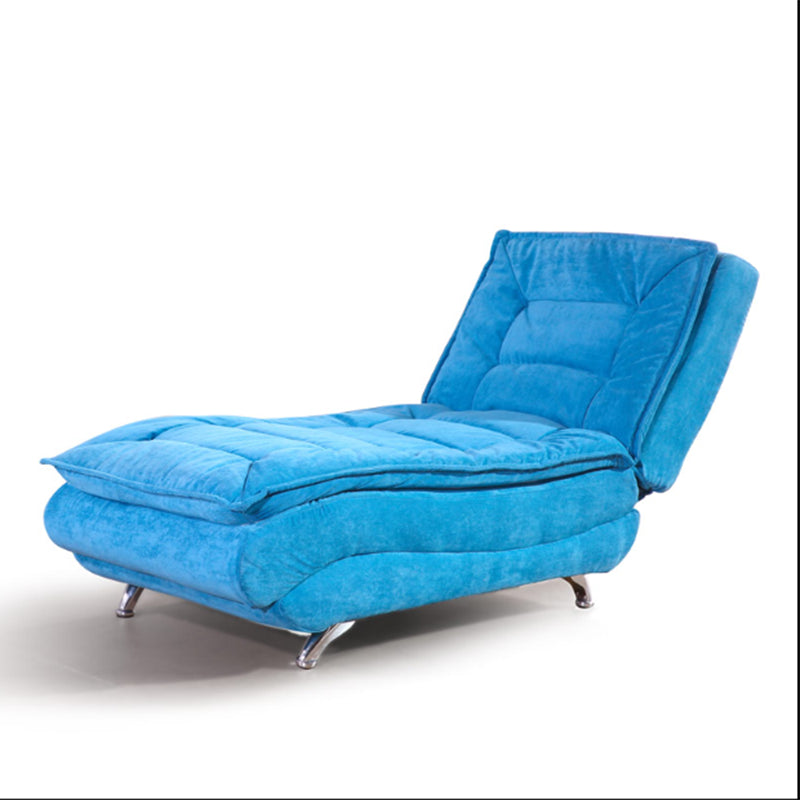 Basic Four Leg Armless Chair with Adjustable Sewn Pillow Back