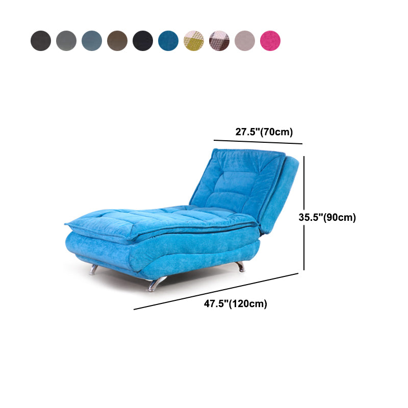 Basic Four Leg Armless Chair with Adjustable Sewn Pillow Back