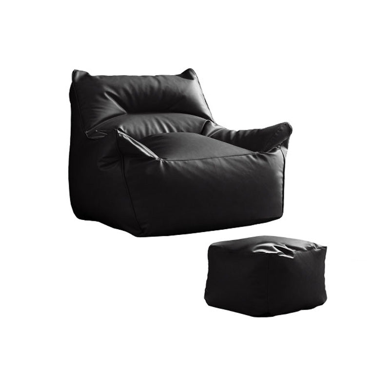 39.37"L x 35.43"W x 25.59"H Microfiber Accent Chair,Modern Flared Arms Chair