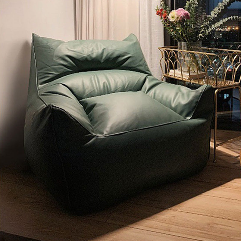 39.37"L x 35.43"W x 25.59"H Microfiber Accent Chair,Modern Flared Arms Chair