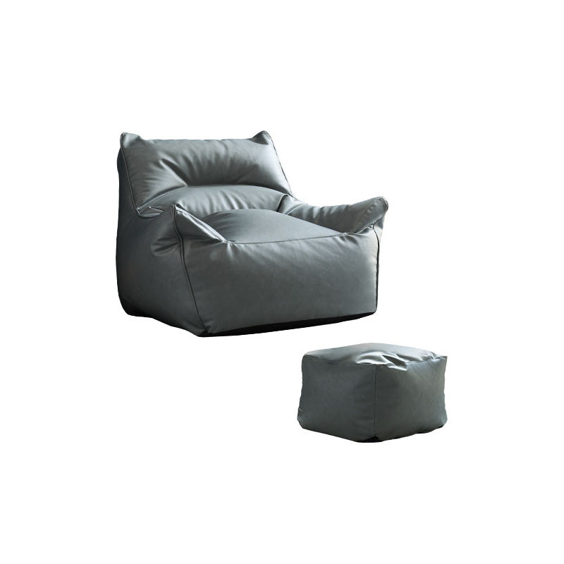 39.37"L x 35.43"W x 25.59"H Microfiber Accent Chair,Modern Flared Arms Chair