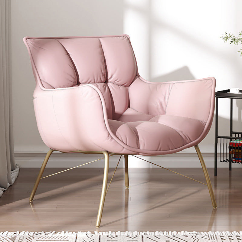 Faux Leather Arm Chair 28.34" L x 28.74" W x 33.85" H Accent Armchair for Living Room